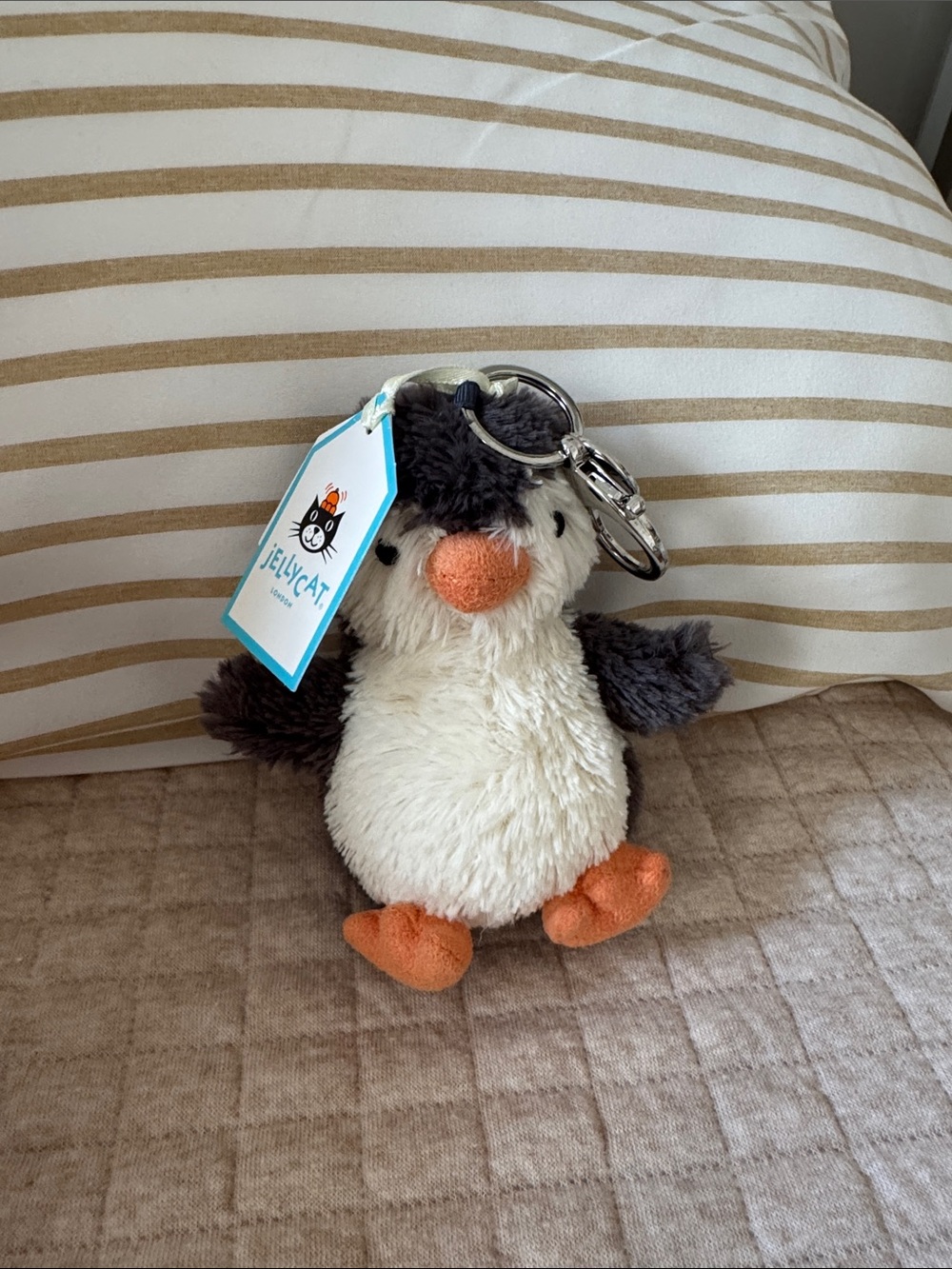 Jellycat Peanut Penguin Bag Charm